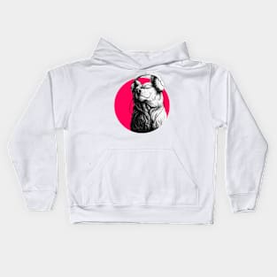 Music on World out - magenta Kids Hoodie